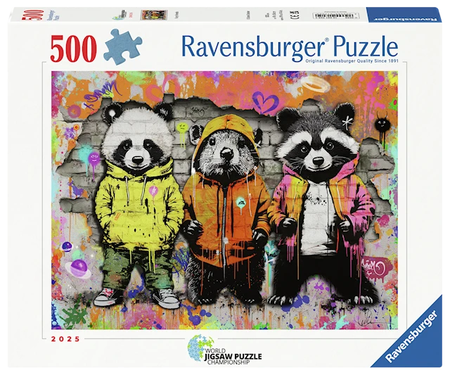Animal Graffiti Pussel 500 Bitar Ravensburger