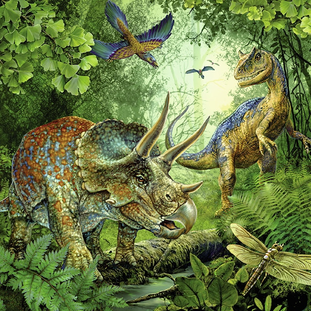 Produktbild 3 för Dinosaur Fascination, Pussel, 3x49 bitar, Ravensburger
