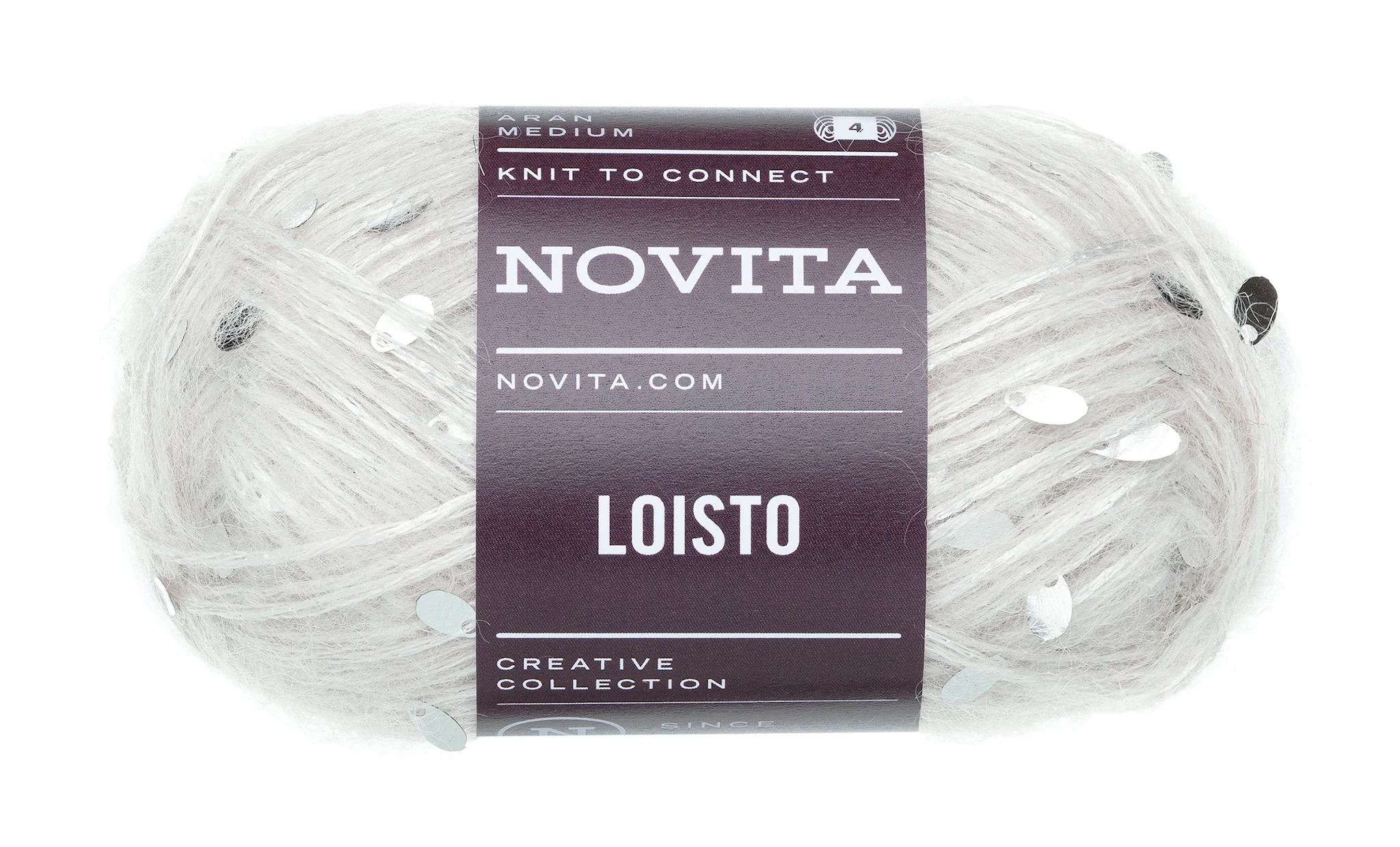 Tuotekuva ille Loisto Paljettilanka 50g Novita
