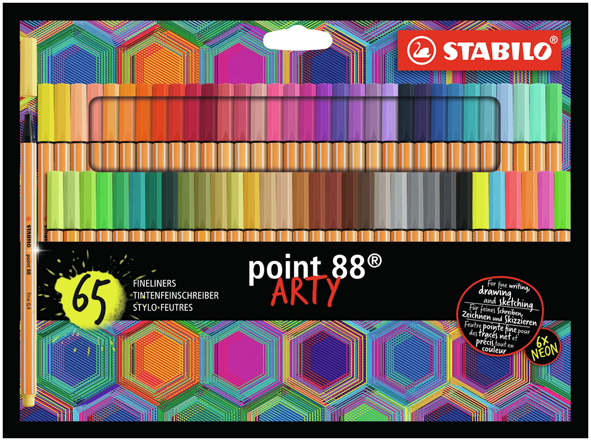 Tuotekuva ille Fineliner point 88 ARTY 65-kpl Stabilo