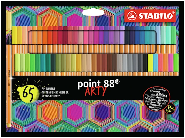 Fineliner point 88 ARTY 65-kpl Stabilo