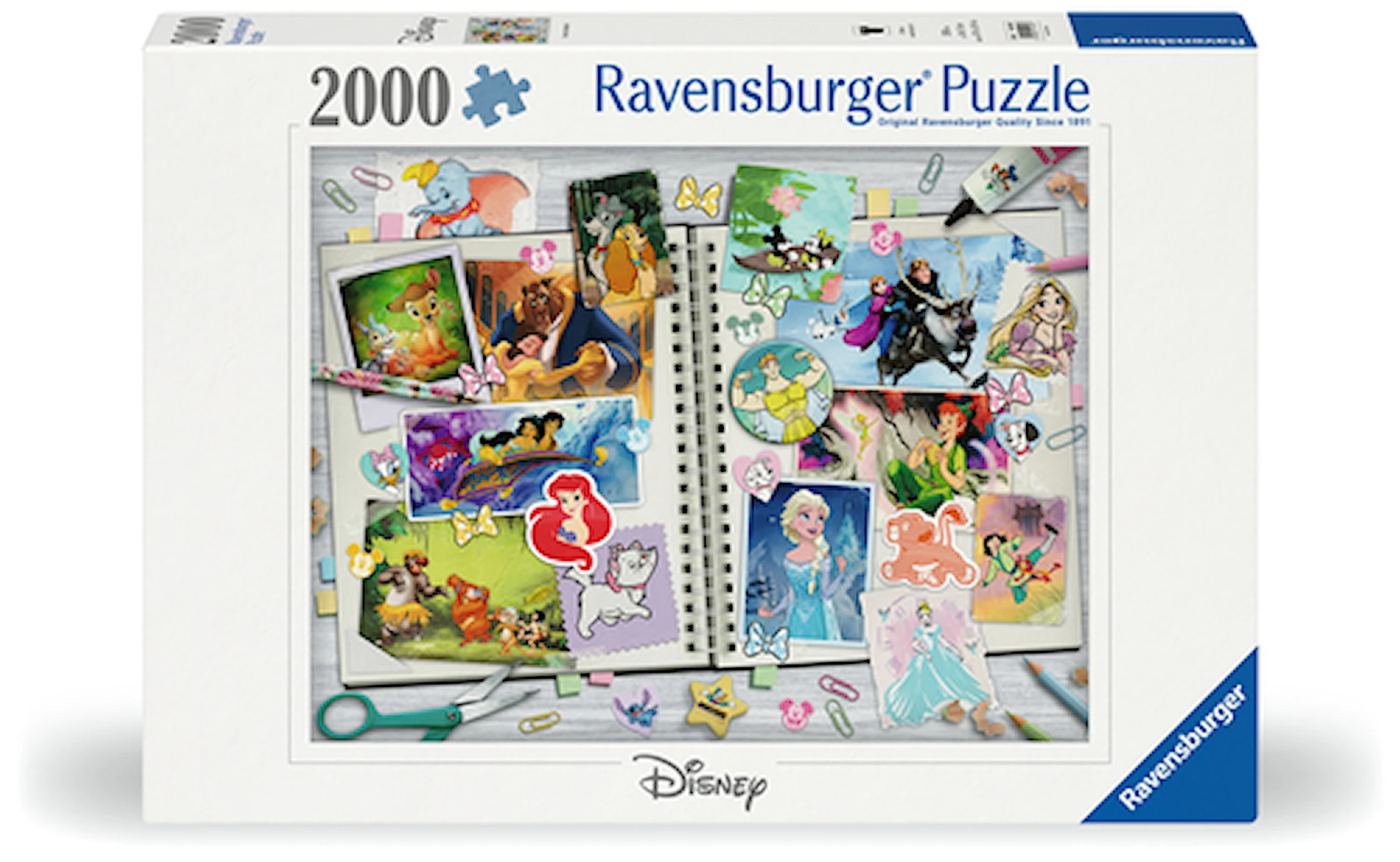 Produktbilde for Disney Scrapbook Puslespill 2000 brikker Ravensburger