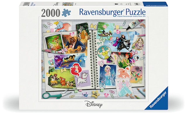 Produktbilde 1 for Disney Scrapbook Puslespill 2000 brikker Ravensburger