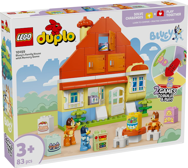 Tuotekuva 1 - Blueyn perheen talo ja muistipeli LEGO® DUPLO Bluey (10459)
