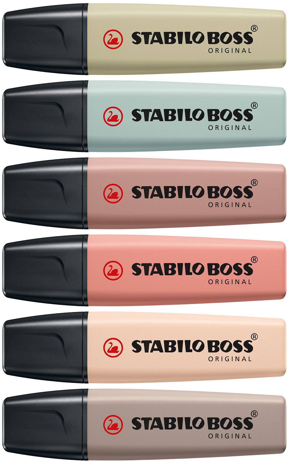 STABILO BOSS ORIGINAL Nature Colors 6 kpl