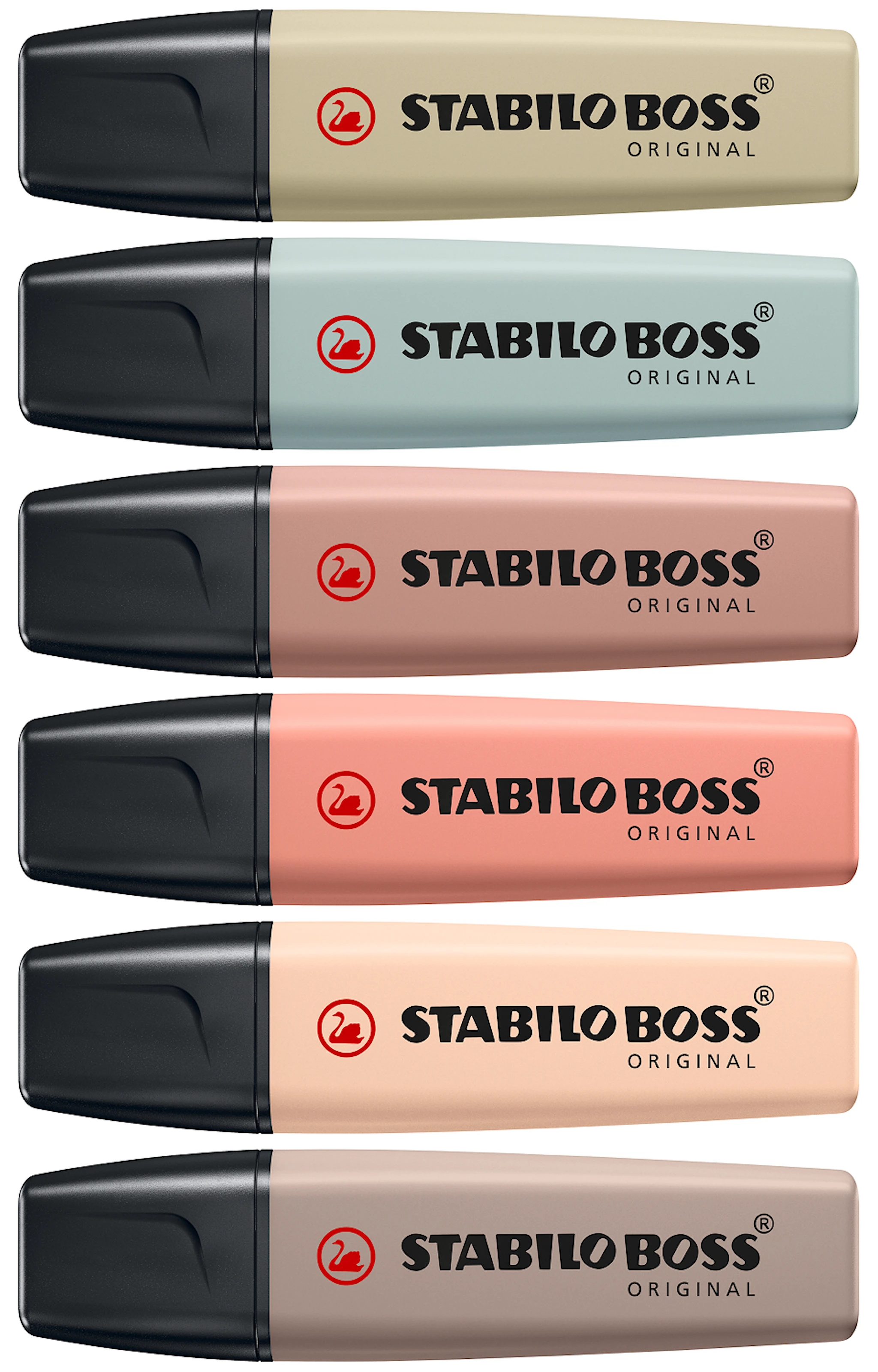Tuotekuva ille STABILO BOSS ORIGINAL Nature Colors 6 kpl