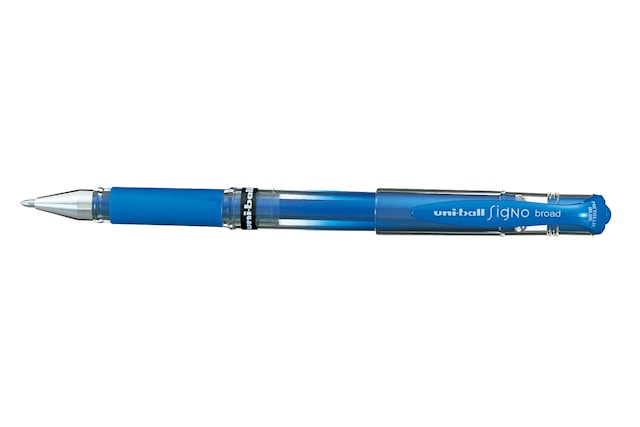 Rollerpenna Signo Broad UM-153 Blue, Uni-Ball