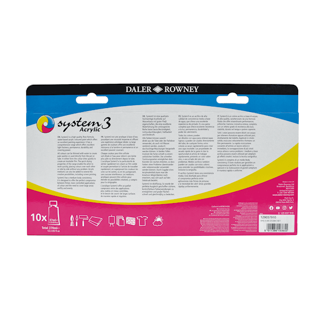 Produktbild 3 för System3 Acrylic Studio Set 10x37 ml