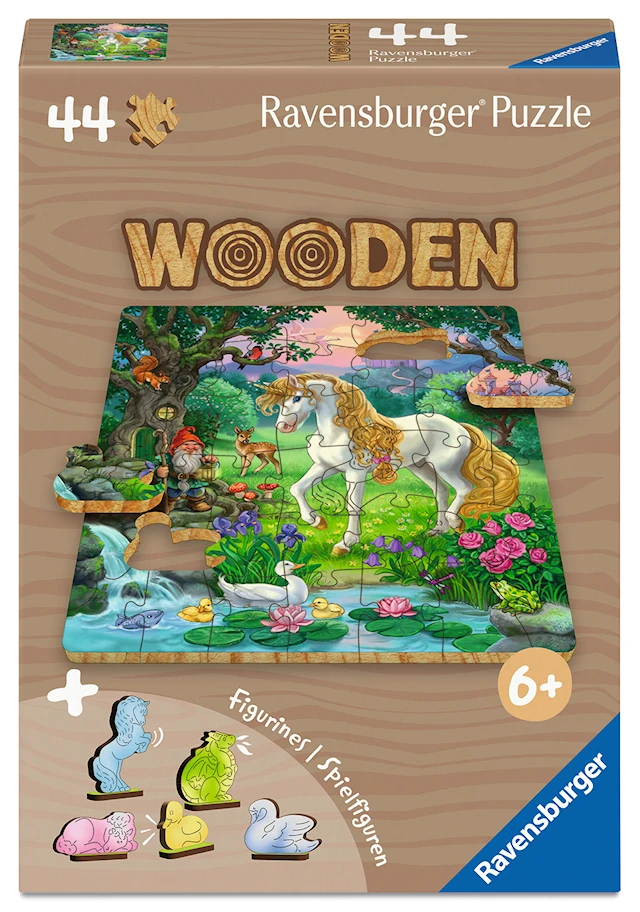 Puinen yksisarvinen palapeli 44 palaa, Ravensburger