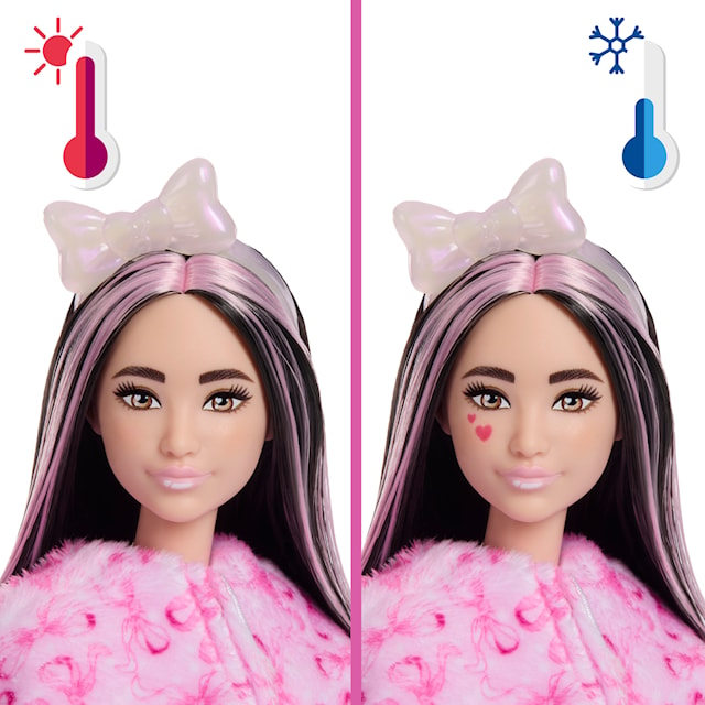 Tuotekuva 4 - Cutie Reveal Sweet Bows Vaaleanpunainen Karitsa Barbie