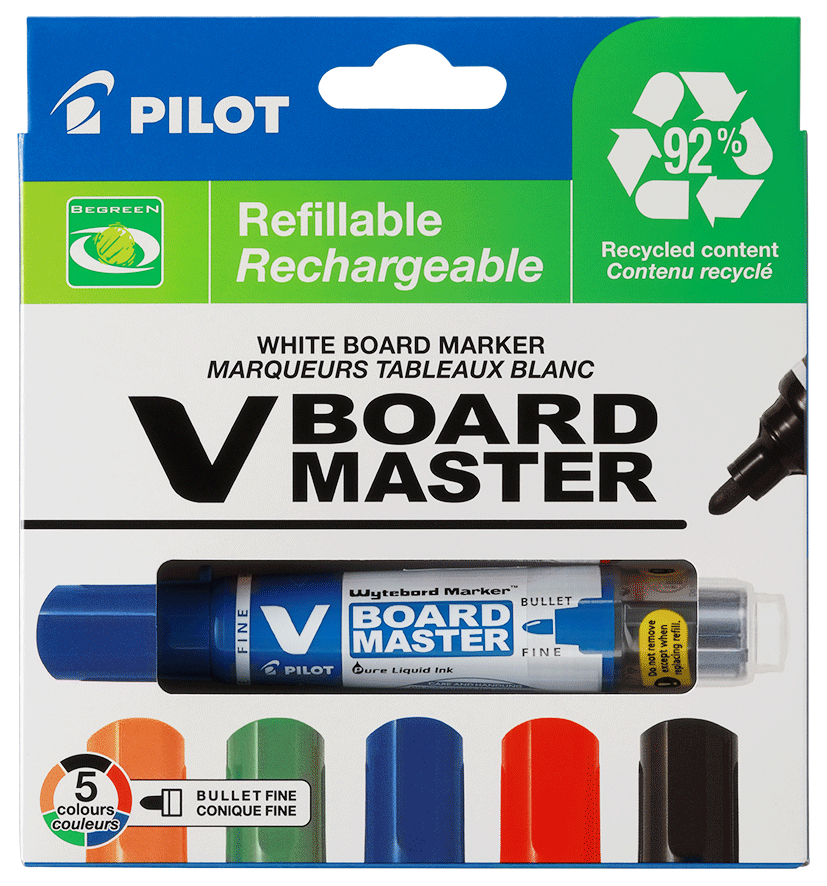 Whiteboardpenna Konisk 5-p, Pilot
