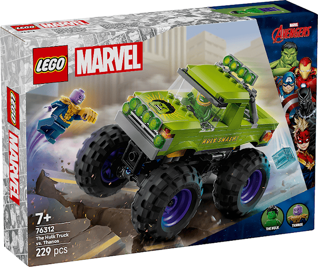 Tuotekuva 1 - Hulktrucken mot Thanos LEGO® Super Heroes (76312)