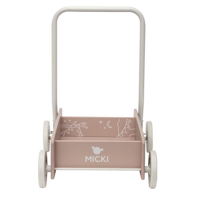 Produktbild 4 för Lära Gå Vagn Rosa Micki