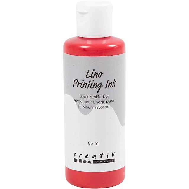 Linoväri, punainen, 85 ml/ 1 pll