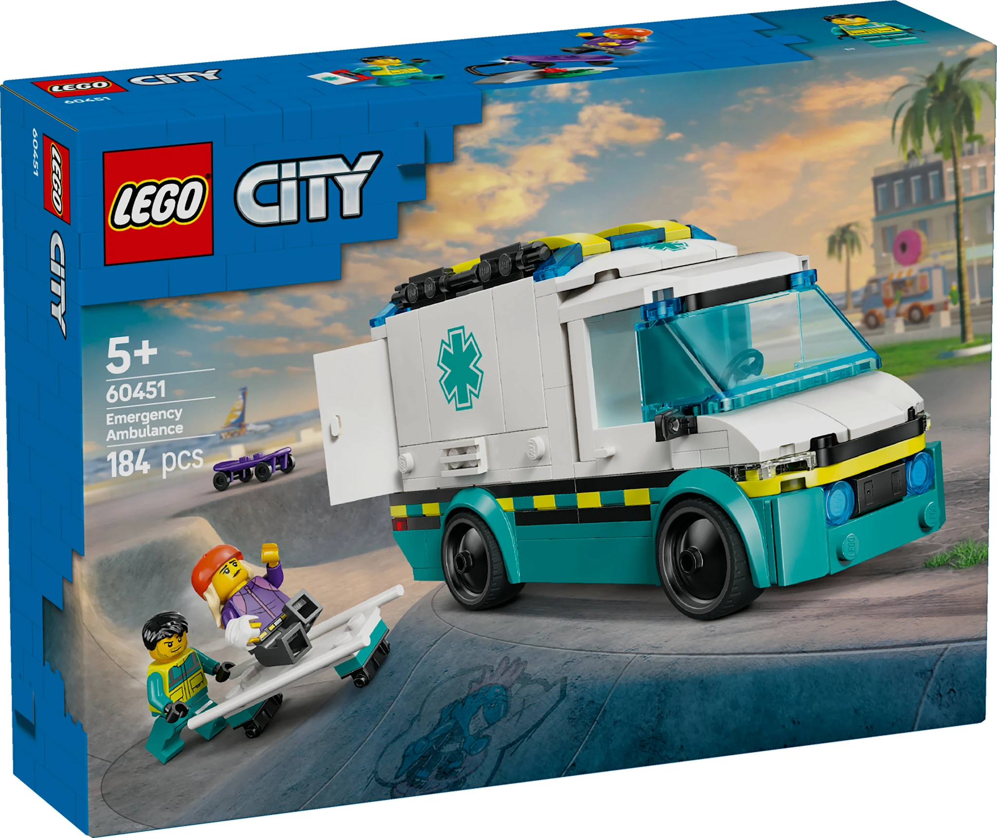 Tuotekuva ille Ambulanssi hälytysajoihin LEGO® City (60451)