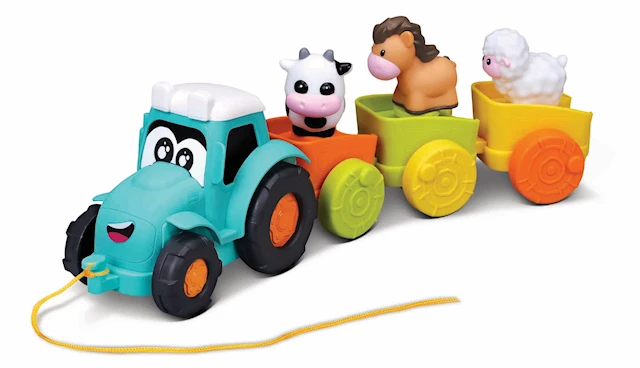 Bb Junior Farm Tractor Pull Along Bburago
