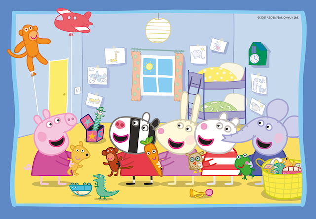 Produktbilde 3 for Peppa Gris eventyr Puslespill 2x12 brikker Ravensburger