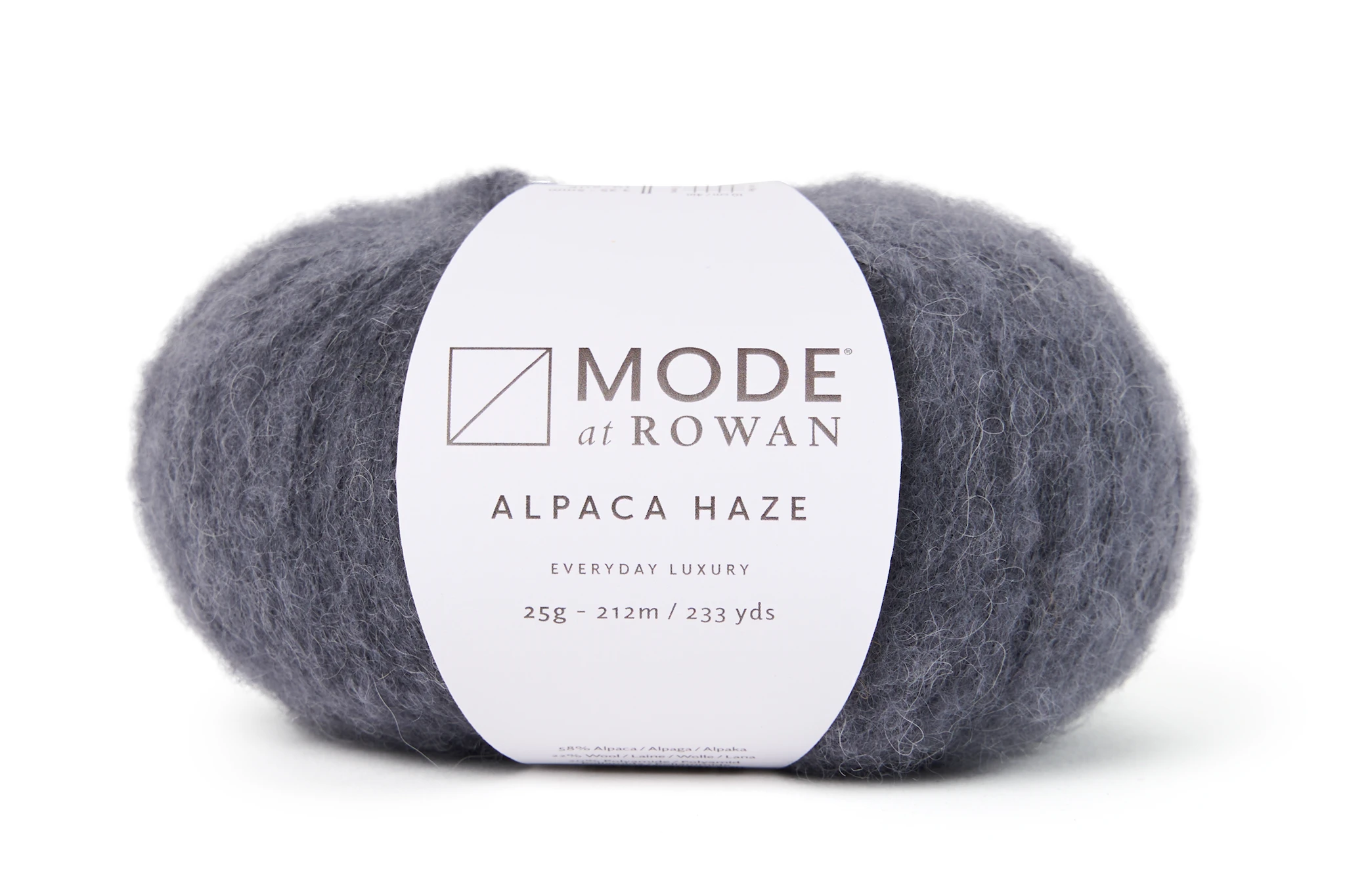 Produktbild för Alpaca Haze Alpacka mix, 50 gr Shadow 010, Mode at Rowan