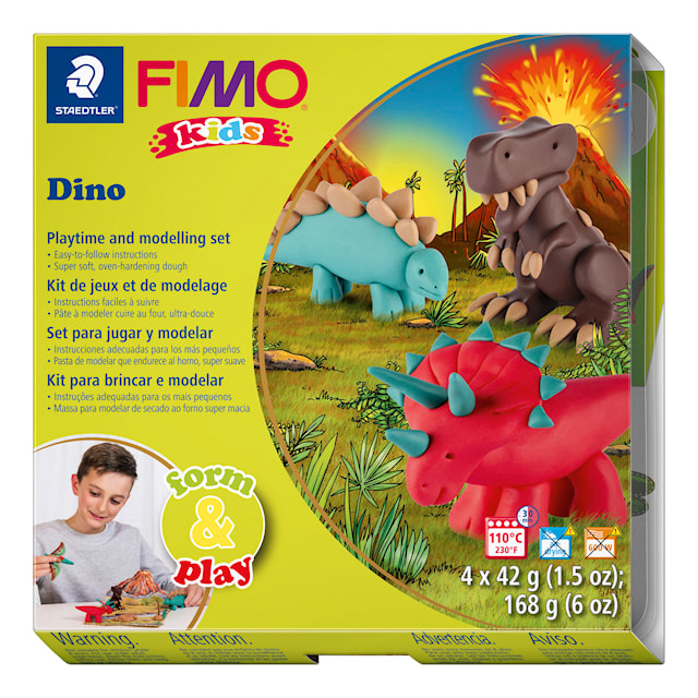 Produktbilde 1 for FIMO Kids Modelleringsmasse Dinosaur Staedtler