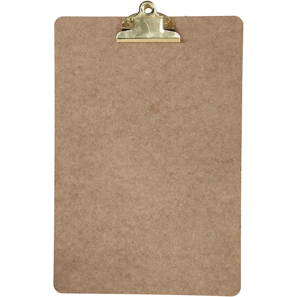Clipboard Ritunderlag A4 23x34x0,3 cm Mässing 1-pack Creativ Company