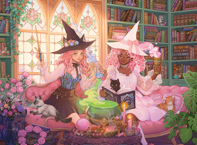Produktbilde 2 for Puslespill Enchanting Library 200 brikker, Ravensburger