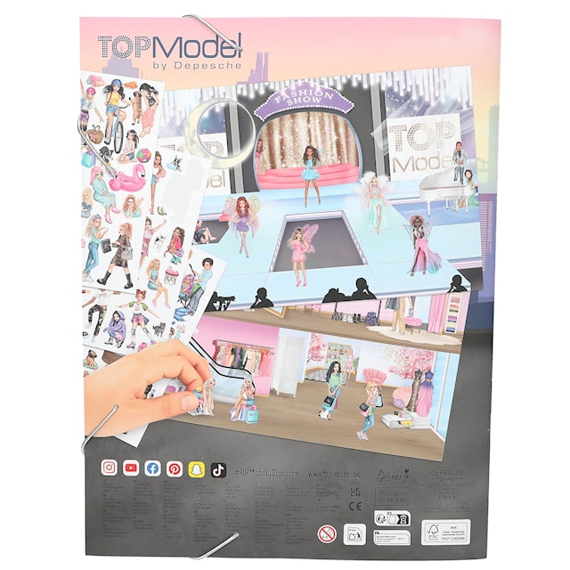 Produktbilde 6 for Klistremerkebok TOPModel
