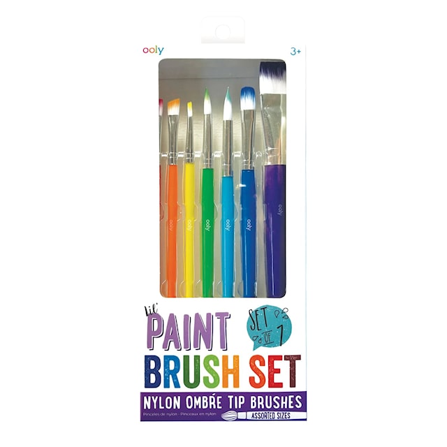 Produktbilde 3 for Pensler Regnbue 7-pk, Ooly