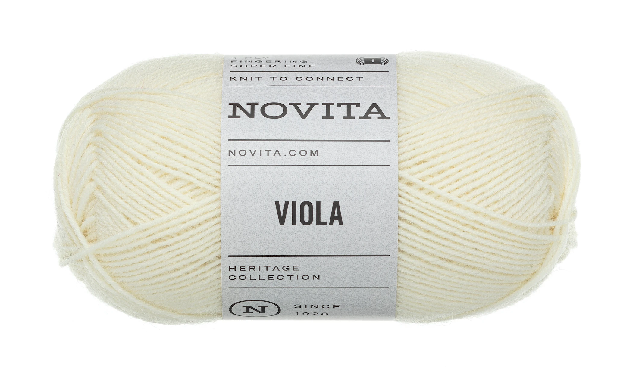 Produktbild för Viola Ullmix 50g Naturvit (010) Novita