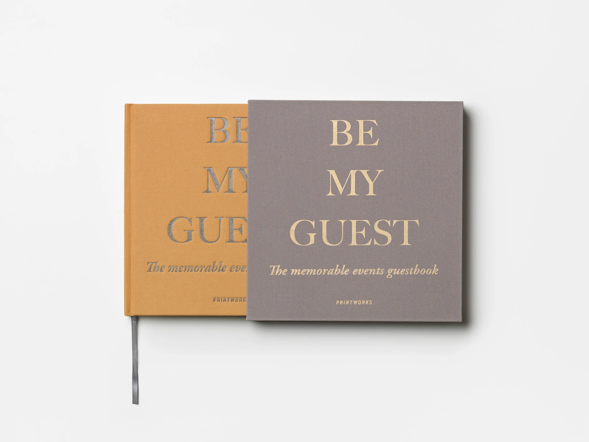 Produktbild för Guest Book Beige/Yellow Printworks