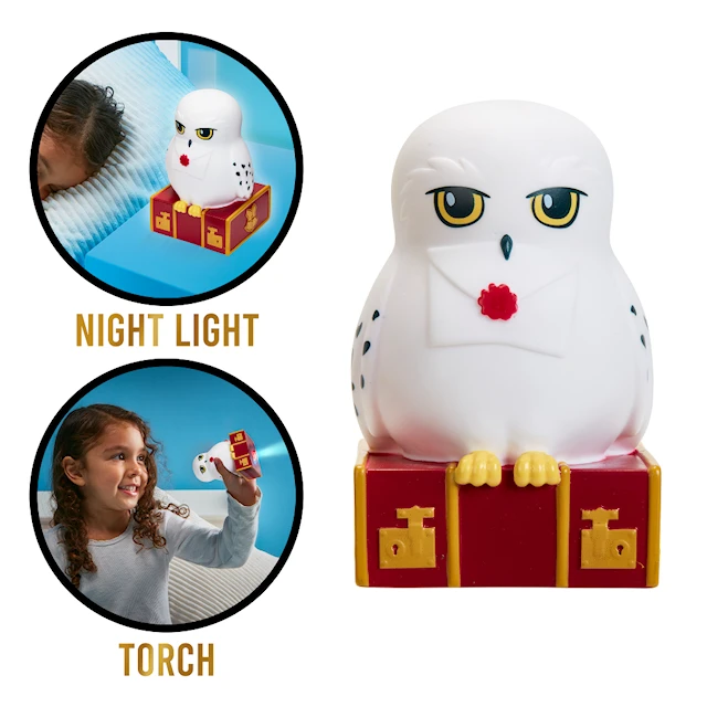 Nattlampa GoGlow Hedwig Harry Potter