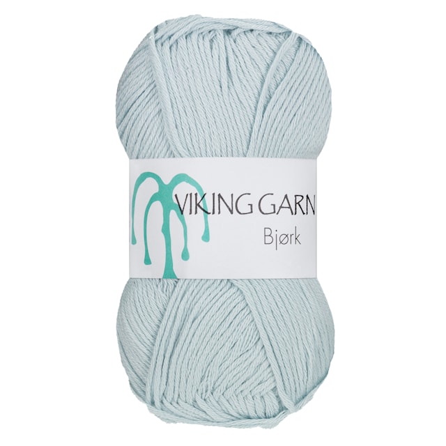 Bjørk 50 g Lys blå 520 Viking Garn