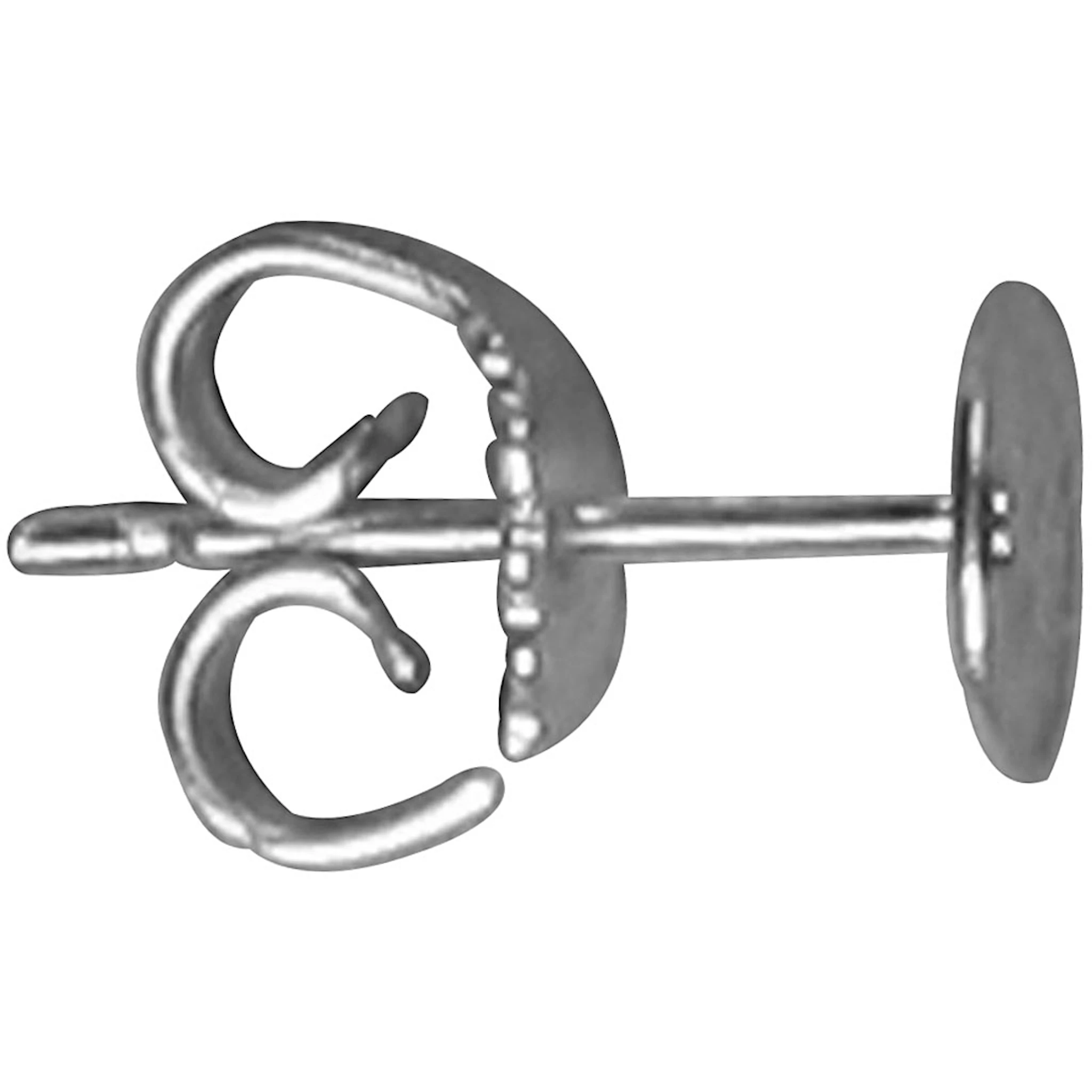 Produktbilde for Ørestikkere, L: 13 mm, forsølvet, 100 stk./ 1 pk.