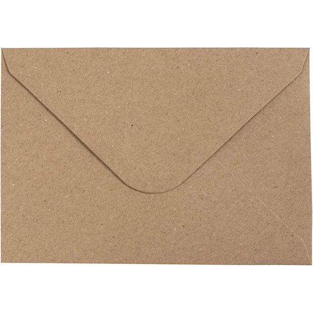 Kuvert Natur 11,5x16 cm 50-pack