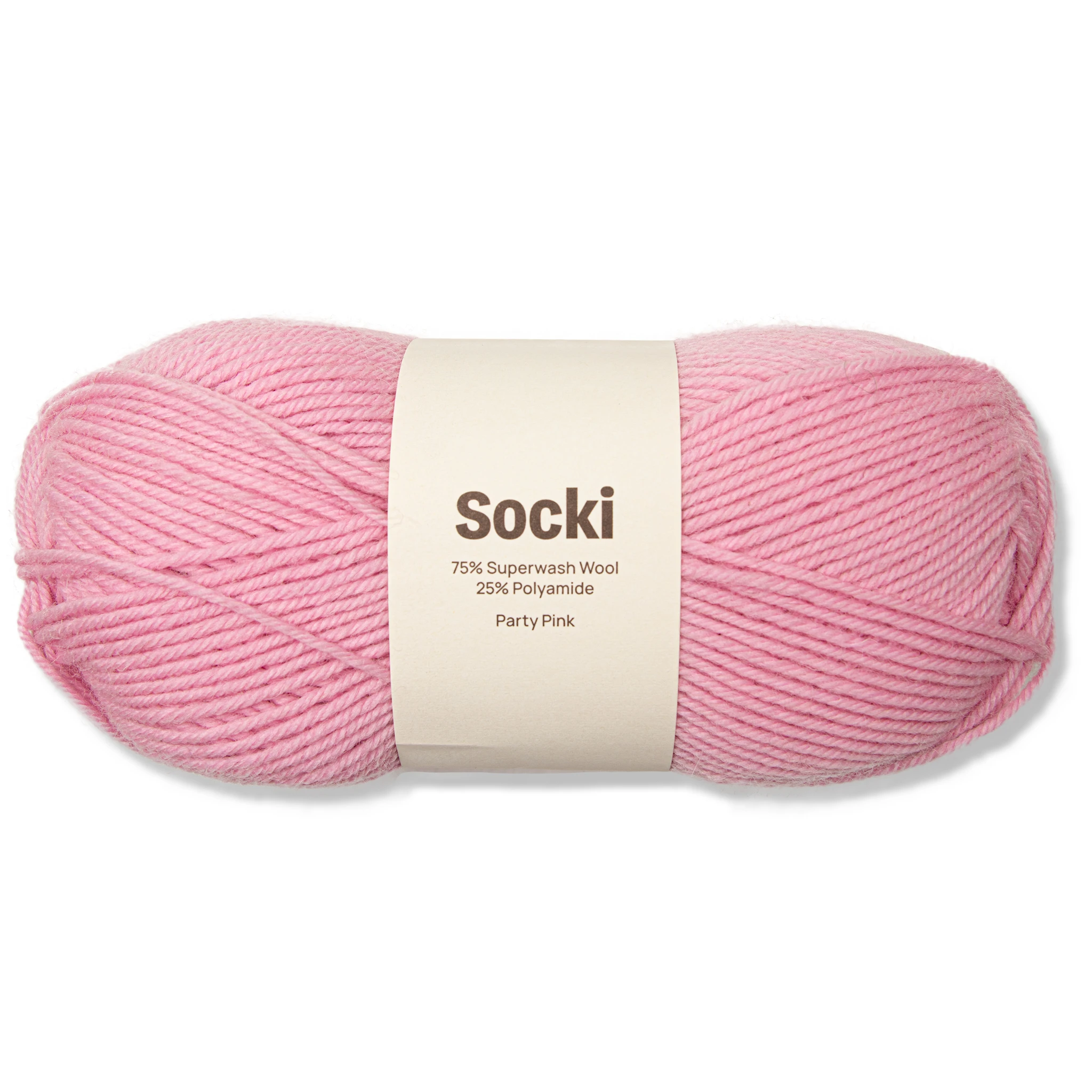 Tuotekuva ille Socki Lanka Yksivärinen Villasekoitus 100 g Party Pink A740 Adlibris