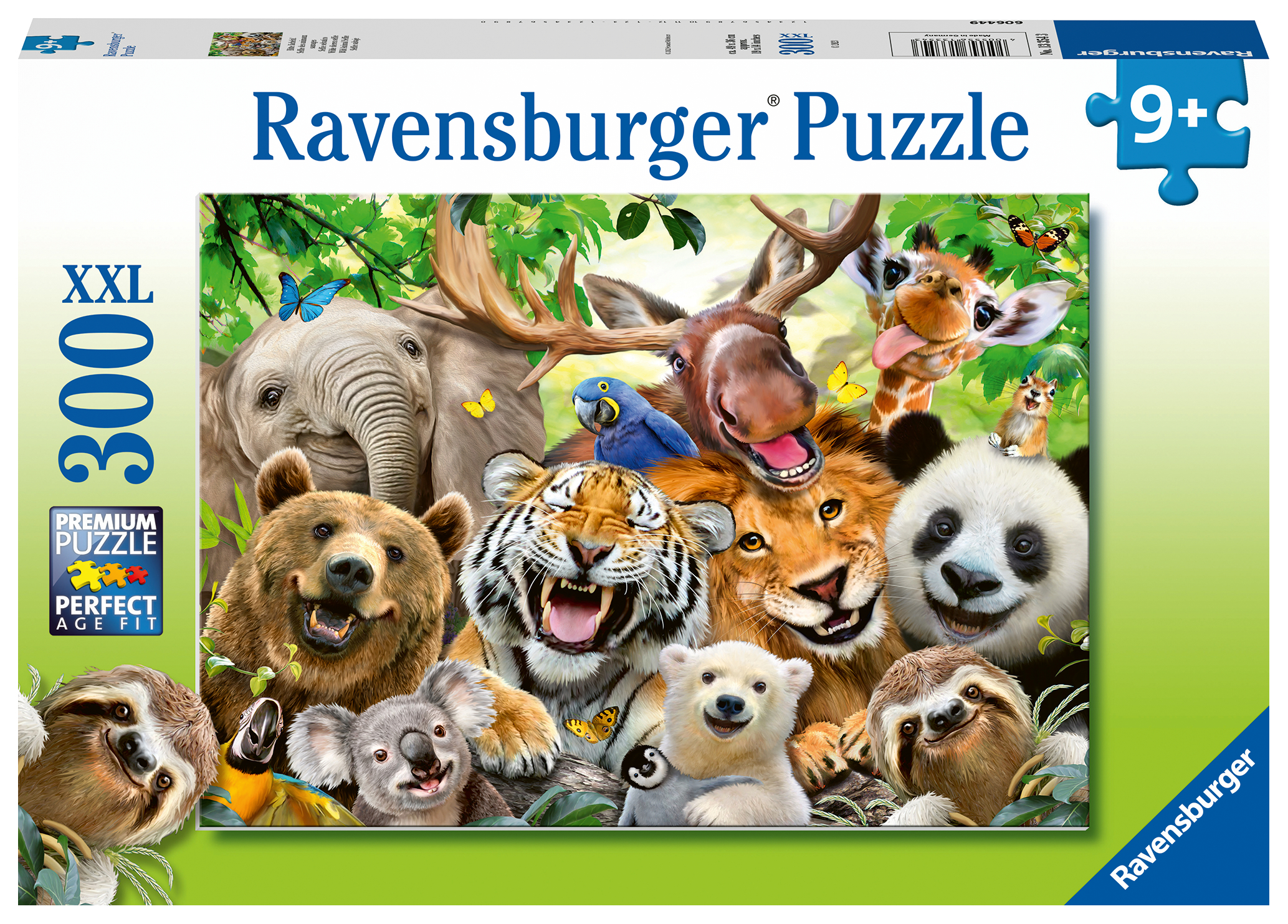 Exotic Animals Selfie Pussel 300 bitar Ravensburger