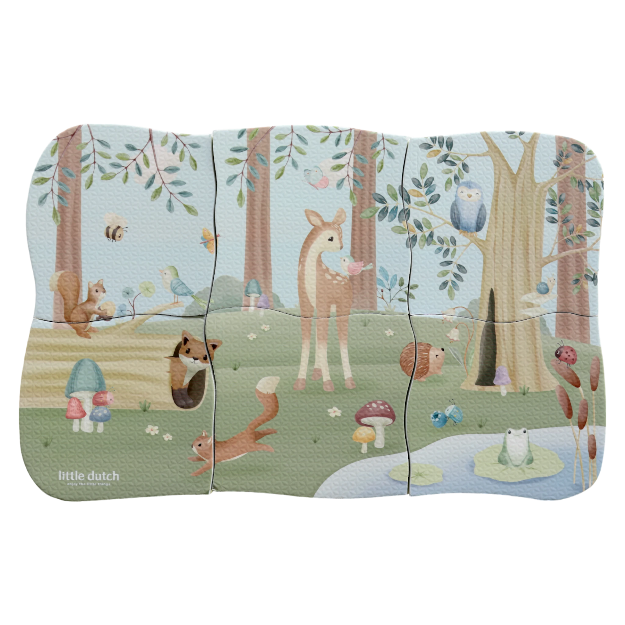 Produktbild för Forest Friends Badleksak Pussel Little Dutch