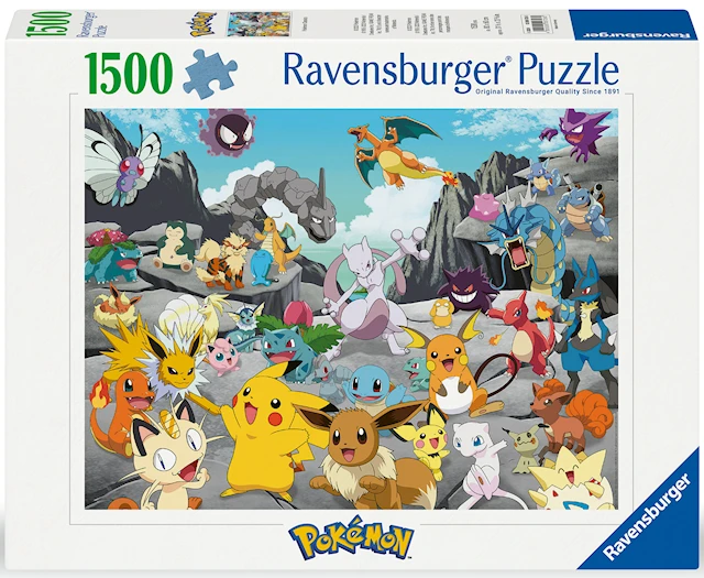 Pussel Pussel Pokémon Classics 1500 bitar, Ravensburger