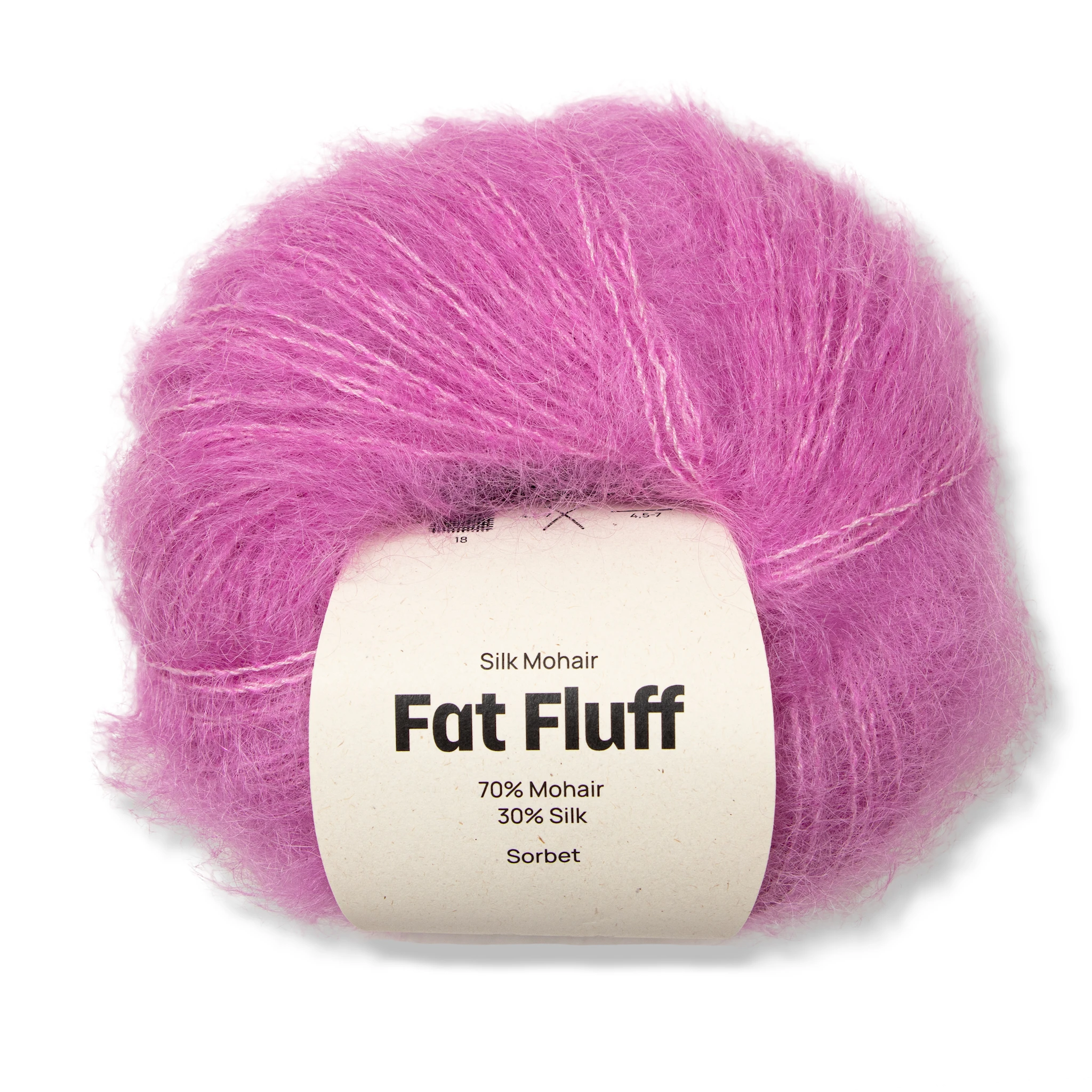 Tuotekuva ille Silkki-Mohair Fat Fluff 25 gr Sorbet A764 Adlibris