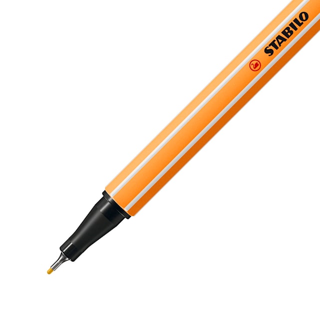 Produktbild 2 för Fineliner Point 88 Svart 3-pack STABILO