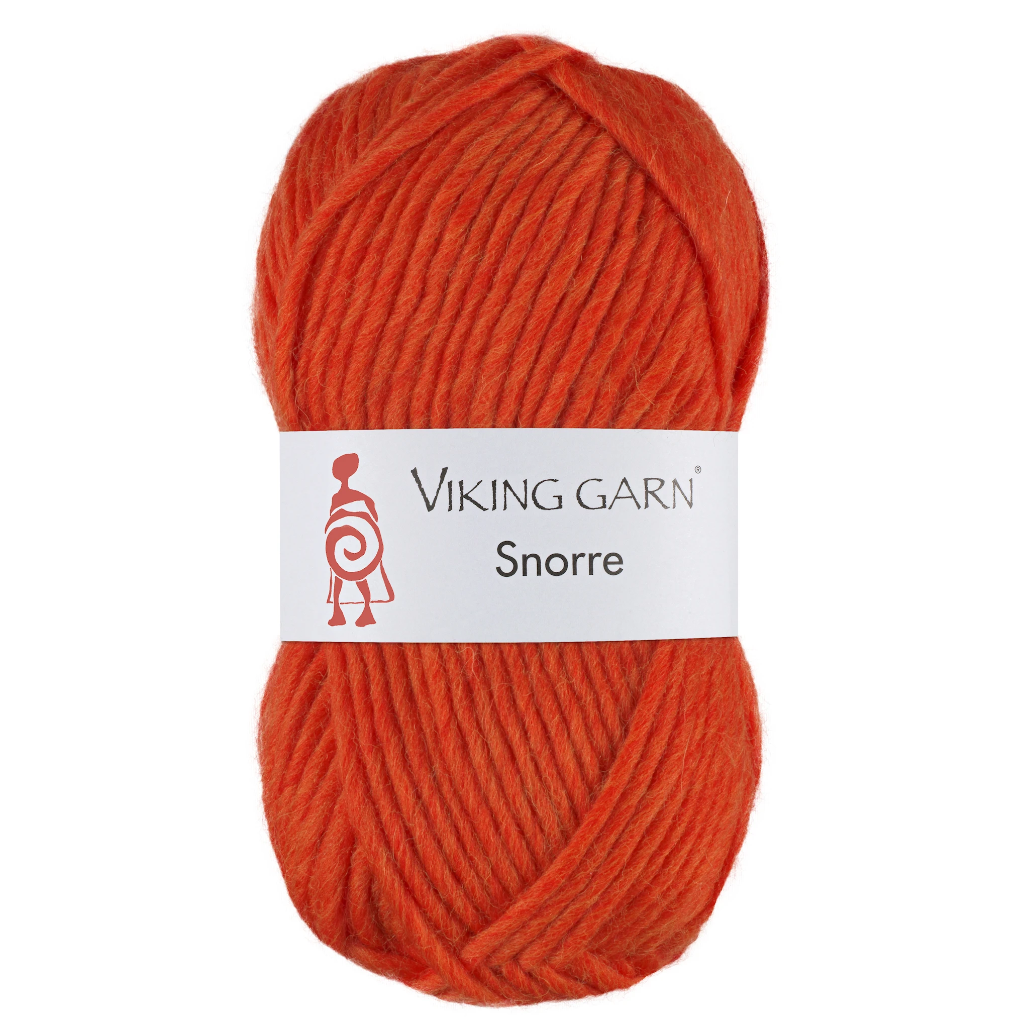 Produktbild för Snorre 100 g Orange 251 Viking Garn
