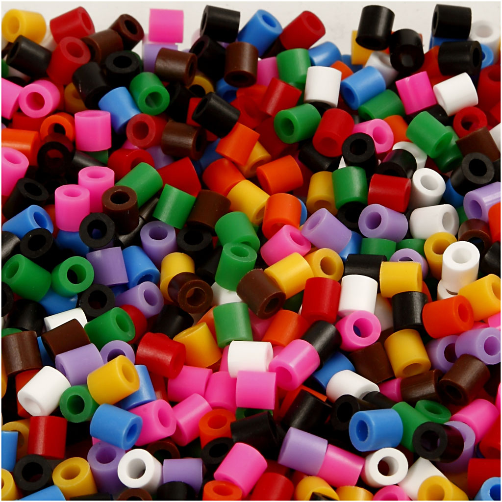Rörpärlor 5x5 mm 30000 st Standardfärger