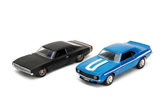 Fast & Furious Tuplapakkaus Dodge Charger & Chevrolet Camaro 1:32 Jada Toys