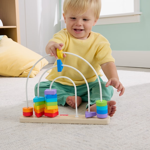 Tuotekuva 4 - Fisher-Price puinen pallorata sateenkaari