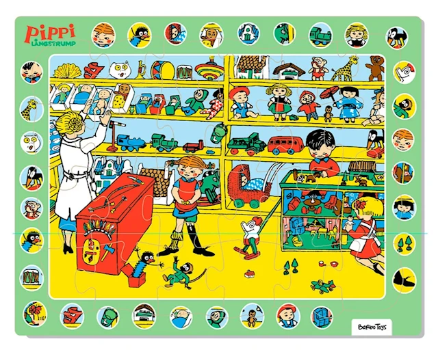 Rampussel Pippi Långstrump 24 bitar, Barbotoys