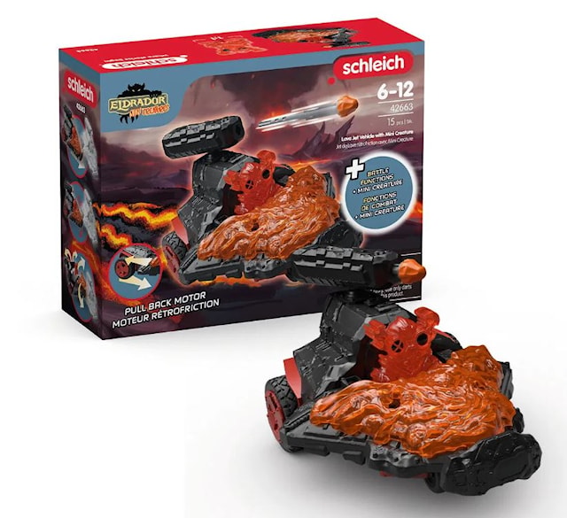 Schleich Lava Jet Vehicle with Mini Creature