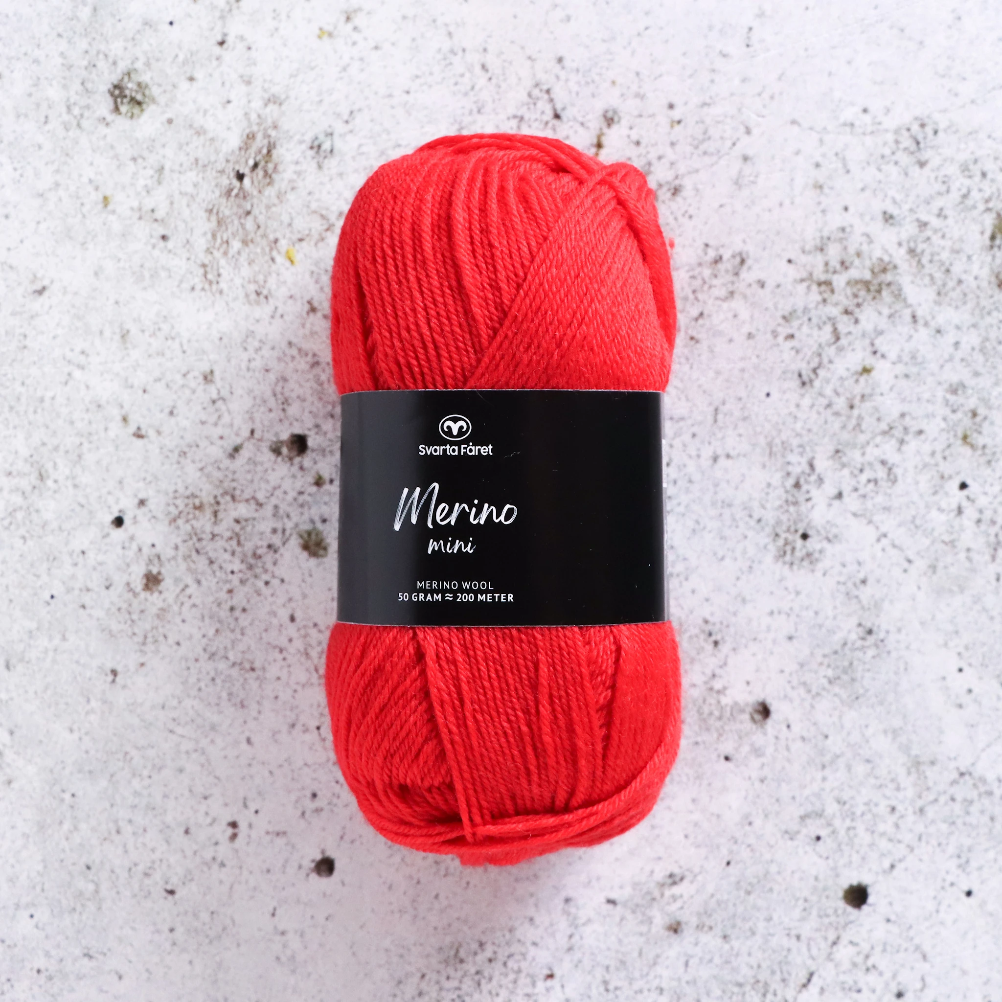 Produktbild för Merino Mini 50g Svarta Fåret