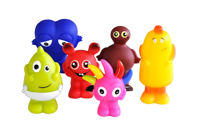 Plastfigurer Babblarna 6-p, Teddykompaniet