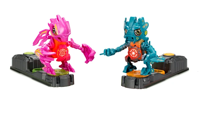 Biopod Kombat Battle 2-pack Rosa/Blå Silverlit