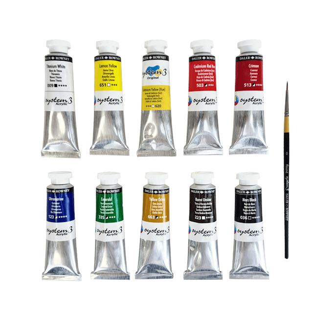 Produktbild 2 för System3 Acrylic Studio Set 10x37 ml