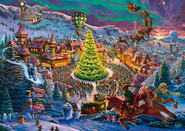 Tuotekuva 2 - Santas´s North Pole Palapeli 1000 Palaa Schmidt